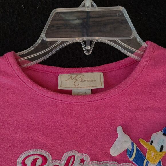 Mc Sportswear Womens T-Shirt Pink Size Small Algodon Blend Long Sleeve Pullover - Picture 9 of 12